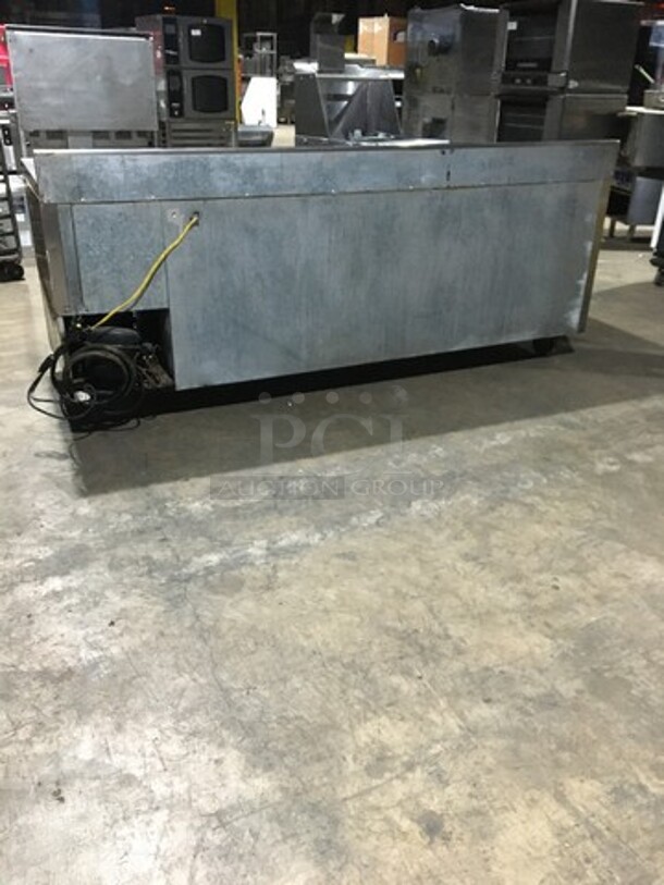 Beverage Air Commercial 3 Door Lowboy/Worktop Cooler! With Backsplash! Model WDR93 Serial 2111110! 115V 1Phase! On Casters! - Image 4 of 12
