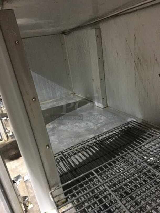 Beverage Air Commercial 3 Door Lowboy/Worktop Cooler! With Backsplash! Model WDR93 Serial 2111110! 115V 1Phase! On Casters! - Image 7 of 12