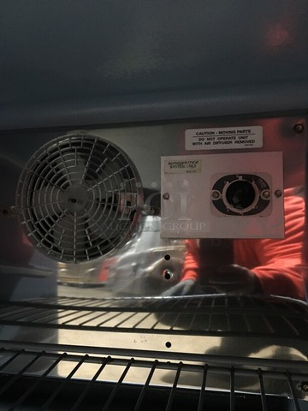 Delfield Commercial One Door Lowboy/Worktop Cooler! All Stainless Steel! 115V 1 Phase! - Image 6 of 8