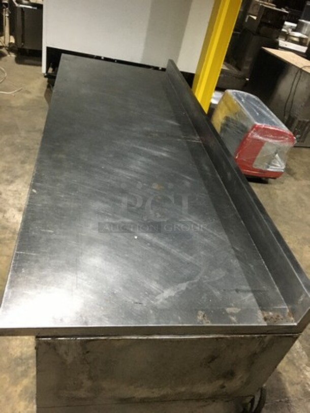 Beverage Air Commercial 3 Door Lowboy/Worktop Cooler! With Backsplash! Model WDR93 Serial 2111110! 115V 1Phase! On Casters! - Image 10 of 12