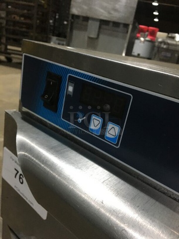WOW! LATE MODEL 2016! Alto Shaam Commercial Countertop 2 Drawer Food Warmer! All Stainless Steel! Model 5002DN Serial 1719718000! 120V 1Phase!
 - Image 8 of 9