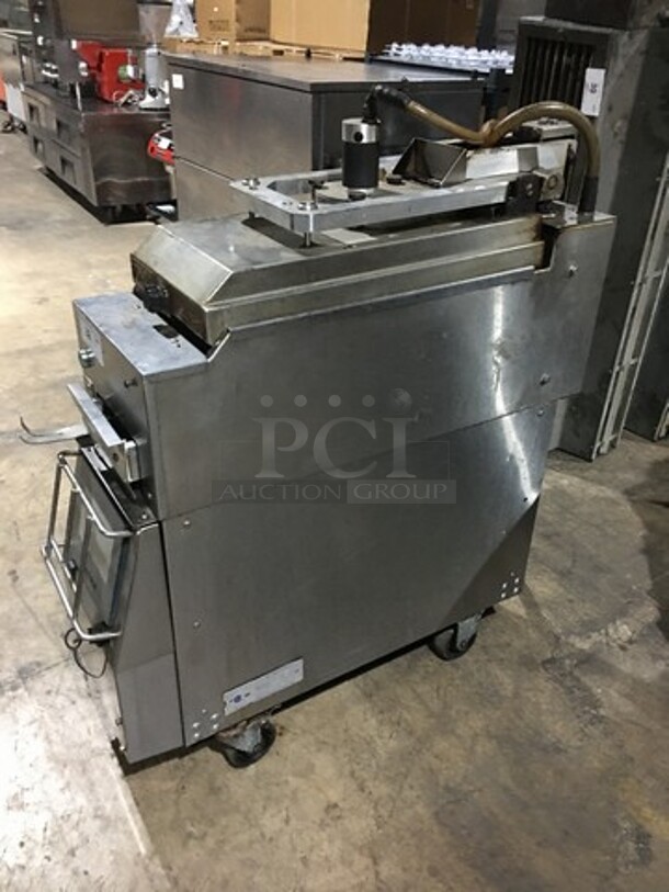 Garland Commercial Electric Powered Dual Side Clamshell Broiler! All Stainless Steel! Model CXBE12 Serial 1403100100957! 208V 3Phase! On Casters! - Image 2 of 11