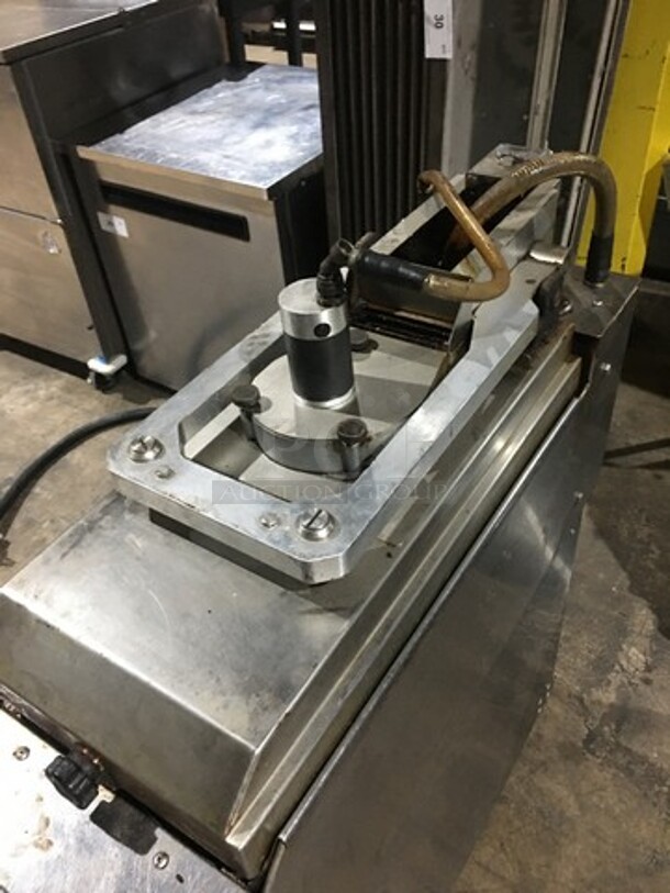 Garland Commercial Electric Powered Dual Side Clamshell Broiler! All Stainless Steel! Model CXBE12 Serial 1403100100957! 208V 3Phase! On Casters! - Image 5 of 11
