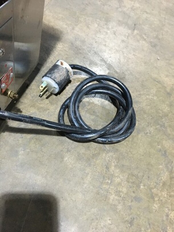 LIKE NEW! All Stainless Steel Commercial Countertop Cheese Melter/Food Warmer Dump Station! 1 Phase! - Image 8 of 8