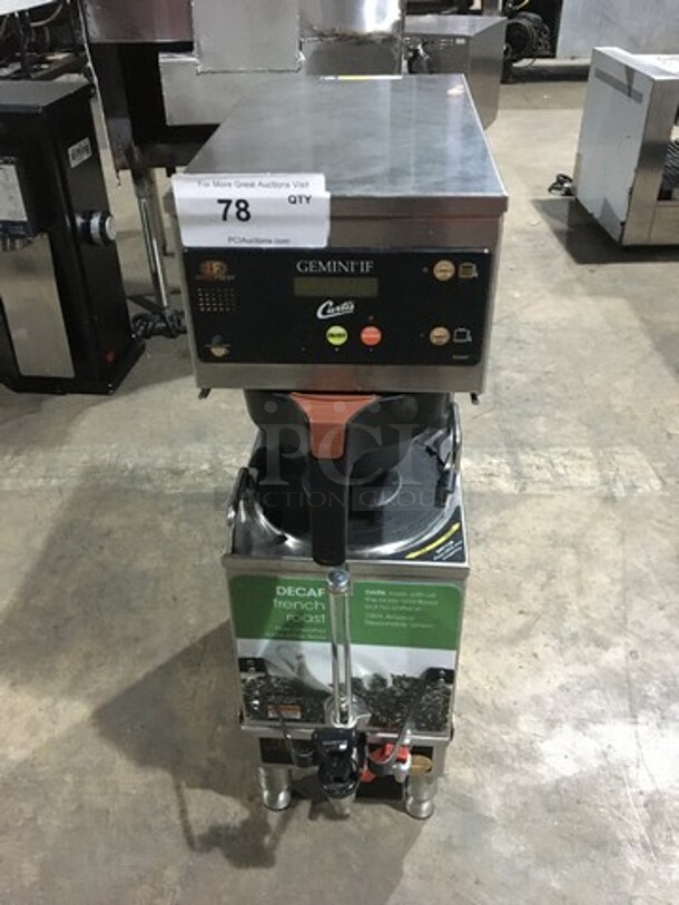 Nice! Curtis Gemini IF Edition Coffee Brewer Machine! With Hot Water Line! Model GEMSIF10A2419 Serial 12839251! 220V 1Phase! - Image 1 of 8