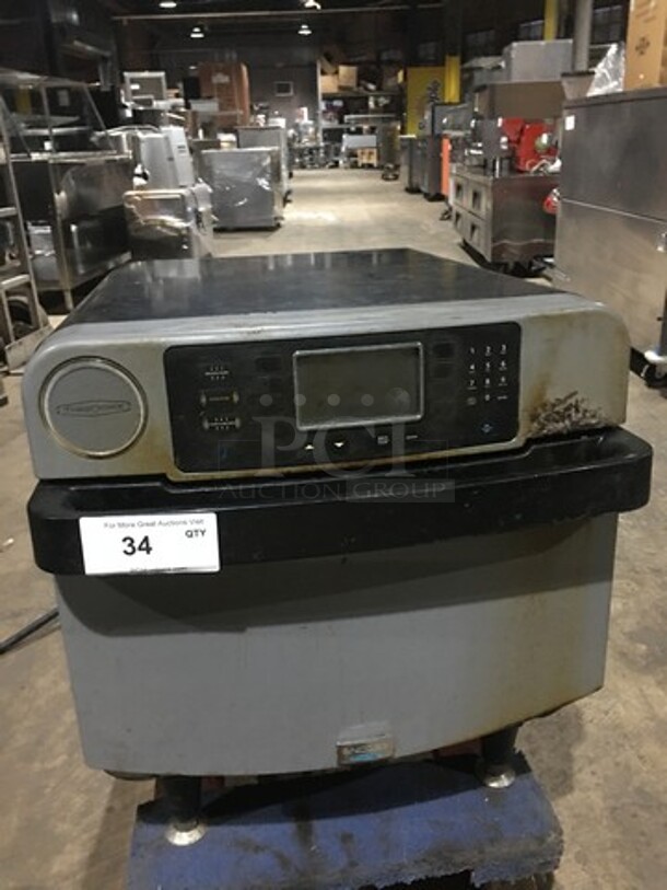 2015 Turbo Chef Encore Commercial Countertop Rapid Speed Oven! Model ENC2 Serial ENC2D14237! 208/240V 1Phase! On Legs!