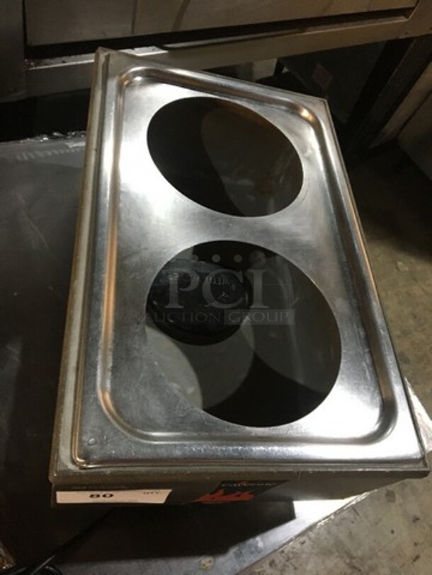 Vollrath Commercial Countertop Food Warmer! With Removable Soup Inserts! All Stainless Steel! Model HSULTRA Serial G32700905539020! 120V! - Image 4 of 10