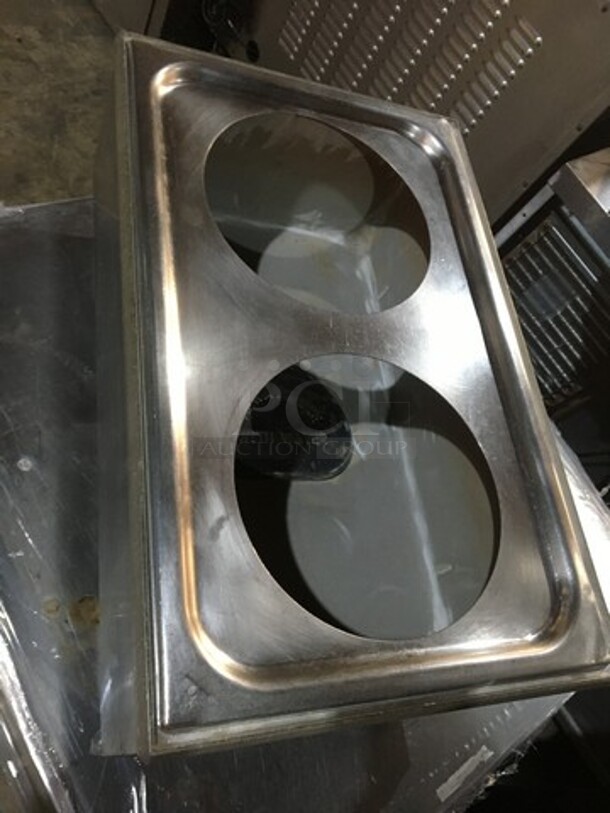 Vollrath Commercial Countertop Food Warmer! With Removable Soup Inserts! All Stainless Steel! Model HSULTRA Serial G32700905539020! 120V! - Image 6 of 10