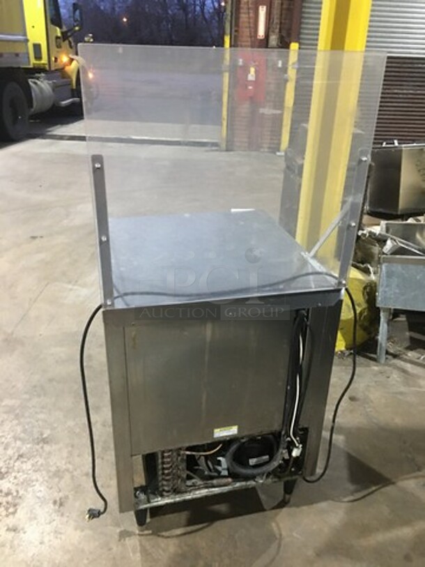Beverage Air Commercial Single Door Lowboy/Worktop Freezer! All Stainless Steel! With Detachable Poly Backsplash! Model WTF27A! 115V 1Phase! On Legs! - Image 4 of 9