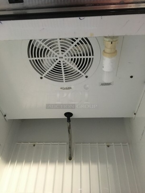 True One Door Stainless Steel Reach In Freezer! With Poly Coated Racks! Model T23F Serial 7782399! 115V 1 Phase! On Commercial Casters! - Image 7 of 10