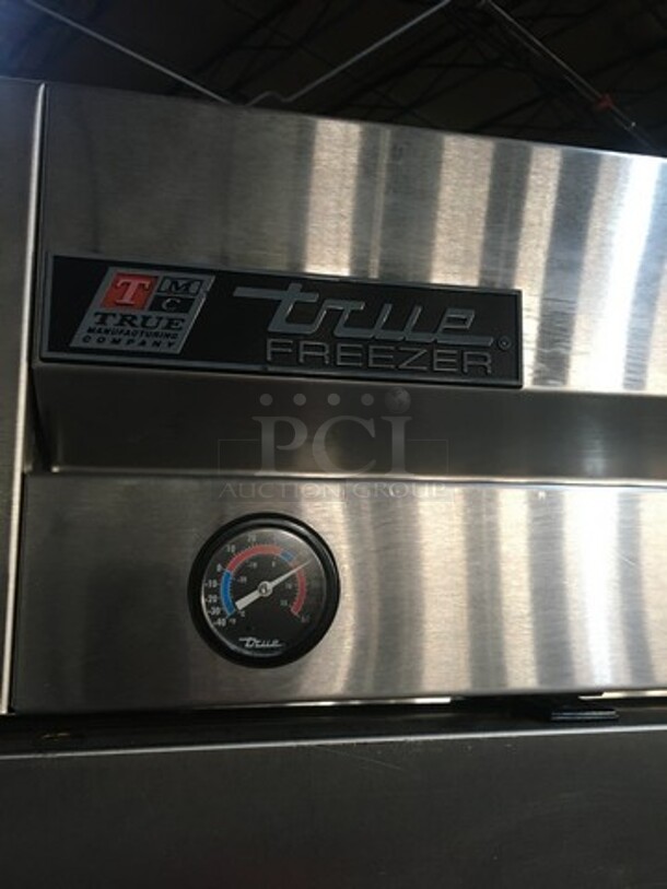 True One Door Stainless Steel Reach In Freezer! With Poly Coated Racks! Model T23F Serial 7782399! 115V 1 Phase! On Commercial Casters! - Image 9 of 10