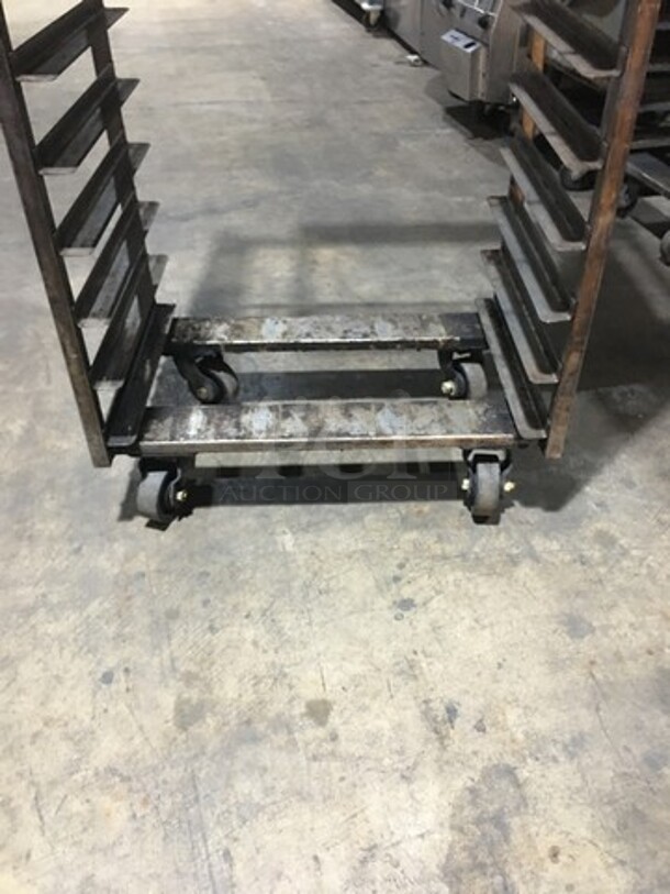 Baxter Rotating Metal Pan Transport Rack! Holds Full Size Trays! On Casters! - Image 4 of 4