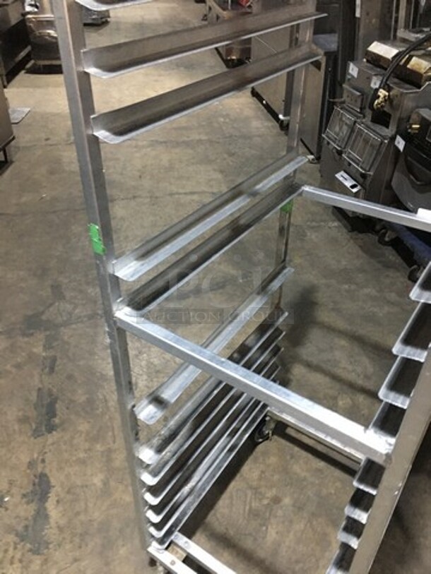Metal Welded Pan Transport Rack! Holds Full Size Trays! On Casters! - Image 4 of 5