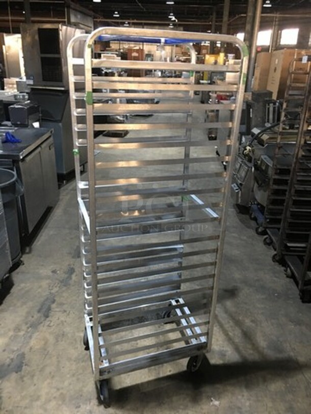 Heavy Duty Welded Pan Transport Rack! Holds Full Size Trays! On Casters! - Image 2 of 5
