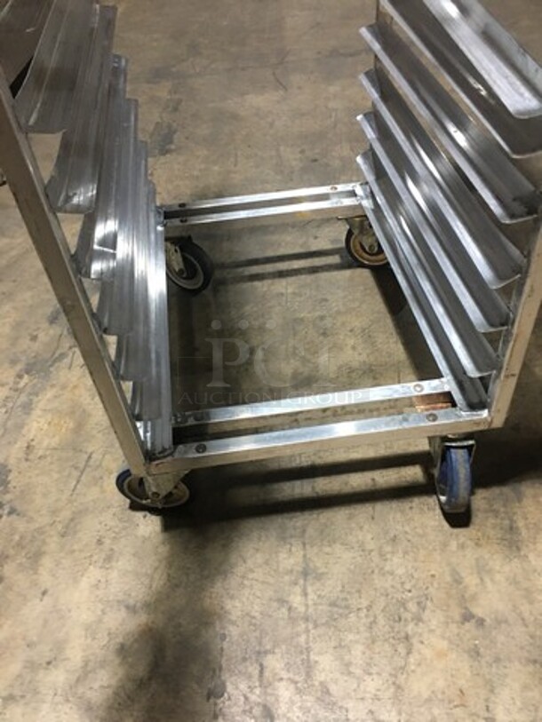 Heavy Duty Welded Pan Transport Rack! Holds Full Size Trays! On Casters! - Image 5 of 5