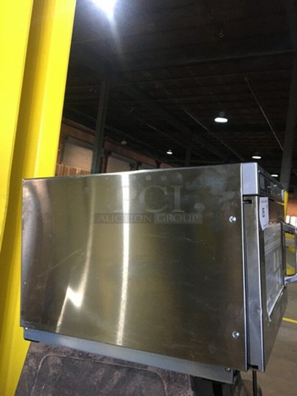 FAB! 2018 Late Model! Panasonic Commercial Countertop Microwave Oven! All Stainless Steel! With View Through Door! Model NE17521 Serial 6AD8250040! 208/230V 1Phase! Working When Removed! - Image 2 of 8