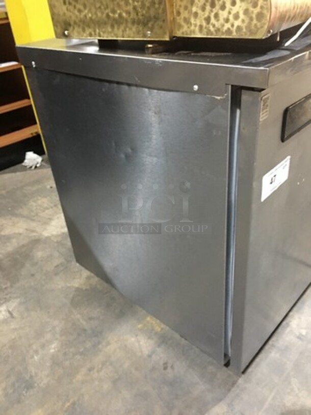 Nice! Delfield One Door Refrigerated Lowboy/Worktop Cooler! Model 406Star2 Serial 0708152000316! 115V 1 Phase! On Casters!  - Image 2 of 8