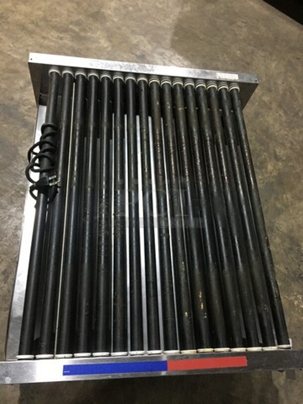 Great! APW Wyott Counter Top Hot Dog Roller Machine! Model HRS755T Serial 8179619050712! 208/240V 1 Phase! On Legs!  - Image 5 of 9