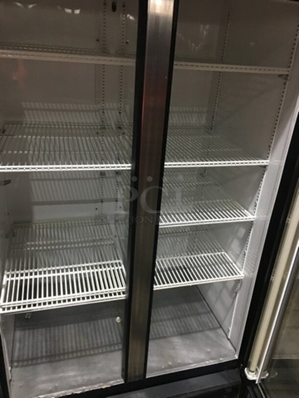 True Commercial 2 Door Reach In Refrigerator Merchandiser! With Poly Coated Racks! Model GDM35 Serial 5058063! 115V 1Phase!
 - Image 5 of 9