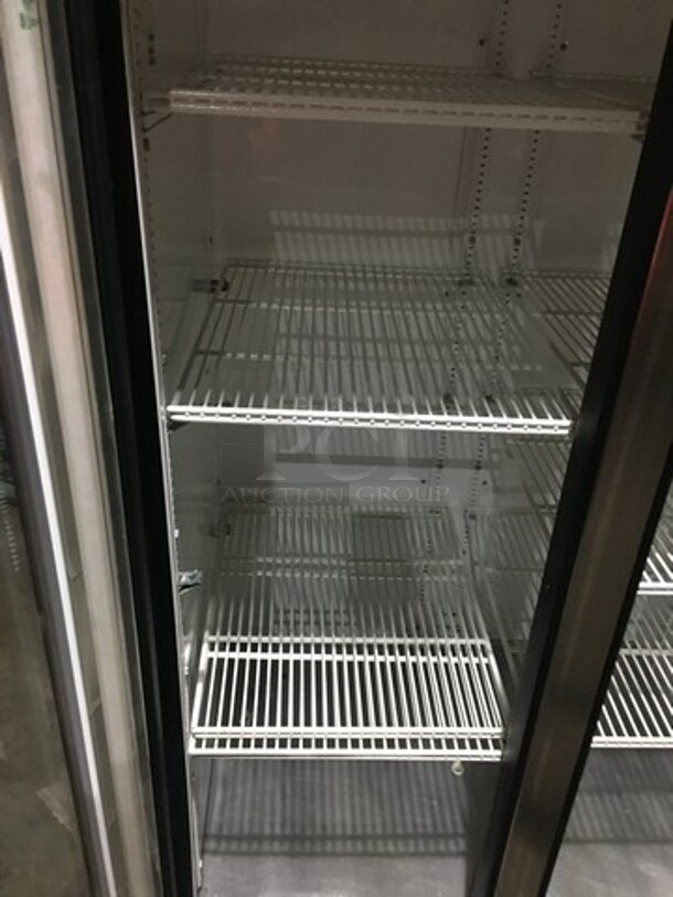True Commercial 2 Door Reach In Refrigerator Merchandiser! With Poly Coated Racks! Model GDM35 Serial 5058063! 115V 1Phase!
 - Image 6 of 9