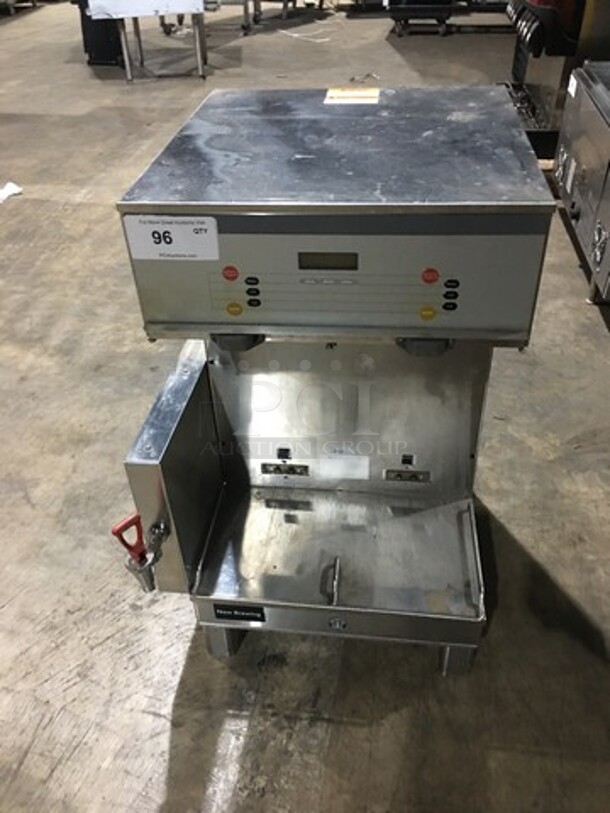 Bunn Commercial Countertop Dual Coffee Brewing Machine! All Stainless Steel! With Hot Water Line! On Legs! - Image 1 of 8