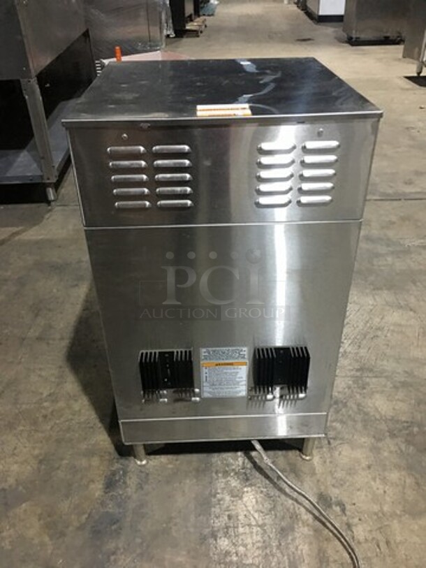 Bunn Commercial Countertop Dual Coffee Brewing Machine! All Stainless Steel! With Hot Water Line! On Legs! - Image 3 of 8