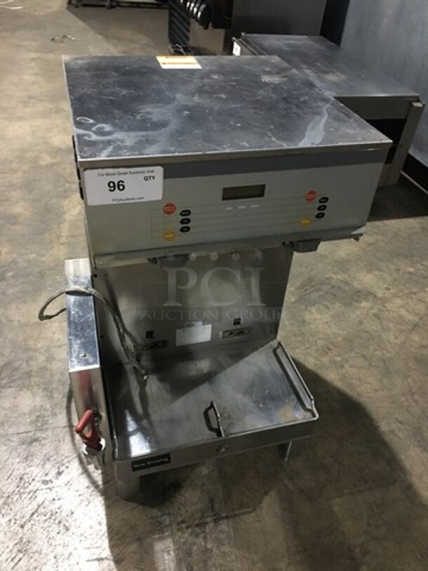 Bunn Commercial Countertop Dual Coffee Brewing Machine! All Stainless Steel! With Hot Water Line! On Legs! - Image 8 of 8