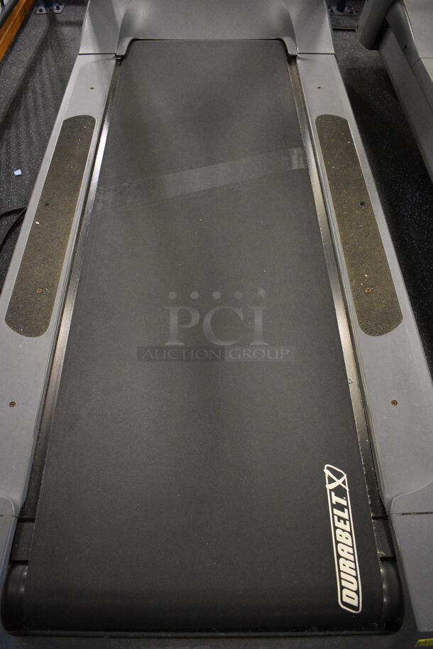 NICE! Precor Model C966i Metal Heavy Duty Commercial Floor Style Treadmill w/ Entertainment Controls and Heart Rate Sensors. 120 Volts, 1 Phase. BUYER MUST REMOVE. 35x87x66. Tested and Working! (upstairs) This Unit Will Be Moved Down To The First Floor Before Pick Up Day Begins! - Image 7 of 7