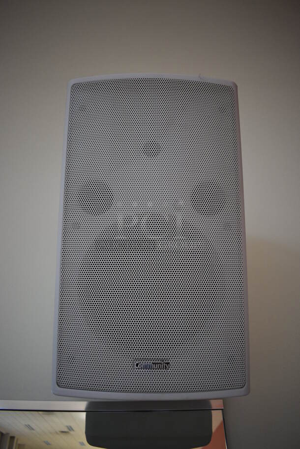 8 Community Wall Mount Speakers. BUYER MUST REMOVE. 11x11x18. 8 Times Your Bid! (aerobic room) - Image 3 of 4