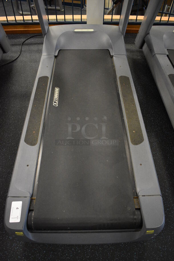 NICE! Precor Model C966i Metal Heavy Duty Commercial Floor Style Treadmill w/ Entertainment Controls and Heart Rate Sensors. 120 Volts, 1 Phase. BUYER MUST REMOVE. 35x87x66. Tested and Working! (upstairs) This Unit Will Be Moved Down To The First Floor Before Pick Up Day Begins! - Image 4 of 9