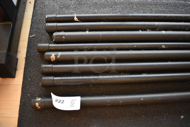 8 Various Black Neoprene Body Bars. Includes 48". 8 Times Your Bid! (aerobic room) - Image 2 of 3