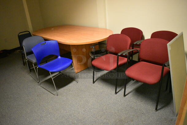 ALL ONE MONEY! Room Lot of Various Items Including Table, Chairs! BUYER MUST REMOVE. (office wing)