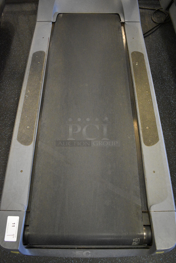 NICE! Precor Model C966i Metal Heavy Duty Commercial Floor Style Treadmill w/ Entertainment Controls and Heart Rate Sensors. 120 Volts, 1 Phase. BUYER MUST REMOVE. 35x87x66. Tested and Working! (upstairs) This Unit Will Be Moved Down To The First Floor Before Pick Up Day Begins! - Image 4 of 7