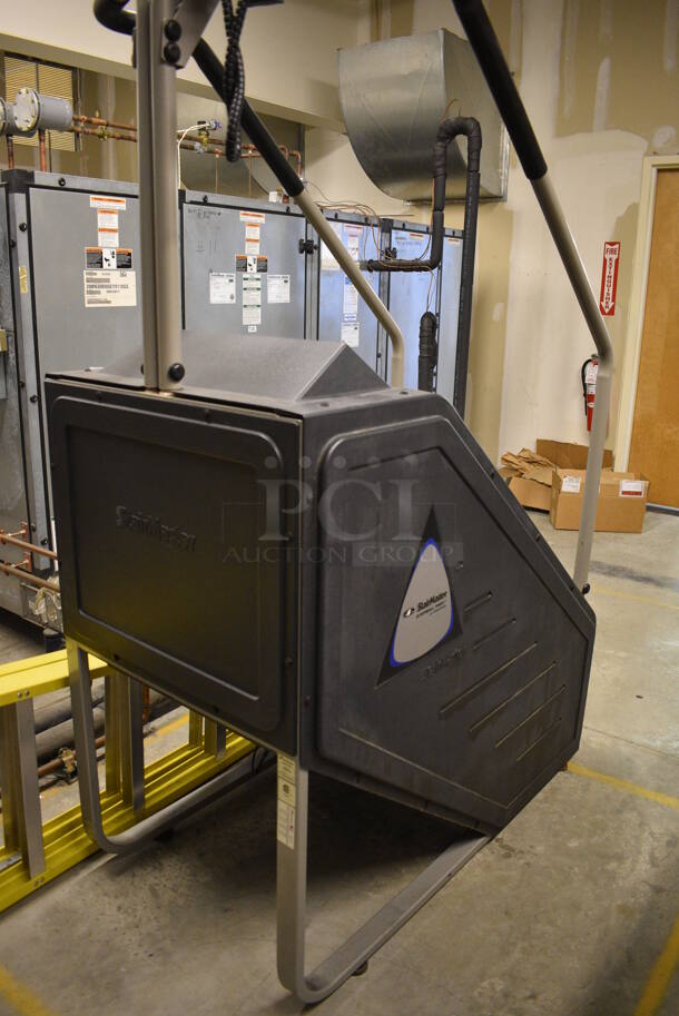 Nautilus Model Stepmill Metal Stair Master Floor Style Stair Machine. BUYER MUST REMOVE. 29x50x85. Tested and Does Not Power On. (upstairs) This Unit Will Be Moved Down To The First Floor Before Pick Up Day Begins! - Image 8 of 8
