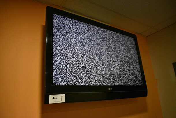 LG 42" Television. BUYER MUST REMOVE. Tested and Working! (office wing) Unit Is Approximately 7 Feet Off Of The Ground - Image 2 of 4