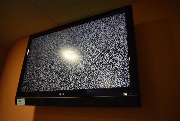 LG 42" Television. BUYER MUST REMOVE. Tested and Working! (office wing) Unit Is Approximately 7 Feet Off Of The Ground - Image 3 of 4