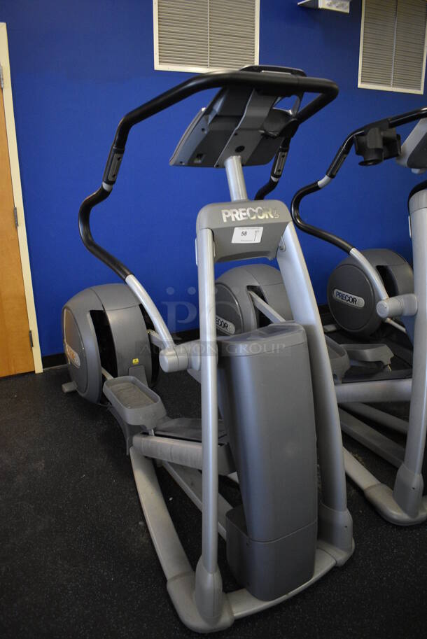NICE! Precor Model EFX546i Experience Metal Floor Style Elliptical Cross Trainer Machine. BUYER MUST REMOVE. 31x84x66. Tested and Working! (upstairs) This Unit Will Be Moved Down To The First Floor Before Pick Up Day Begins! - Image 6 of 7