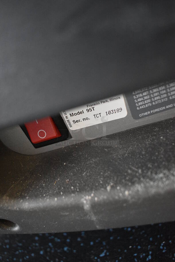 NICE! Life Fitness Model 95T Metal Heavy Duty Commercial Floor Style Treadmill w/ Heart Rate Sensors and Cup Holders. 120 Volts, 1 Phase. BUYER MUST REMOVE. 36x84x65. Tested and Working! (upstairs) This Unit Will Be Moved Down To The First Floor Before Pick Up Day Begins! - Image 8 of 8