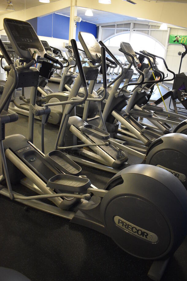 NICE! Precor Model EFX556i Experience Metal Floor Style Elliptical Cross Trainer Machine. BUYER MUST REMOVE. 31x84x66. Tested and Working! (upstairs) This Unit Will Be Moved Down To The First Floor Before Pick Up Day Begins! - Image 8 of 8
