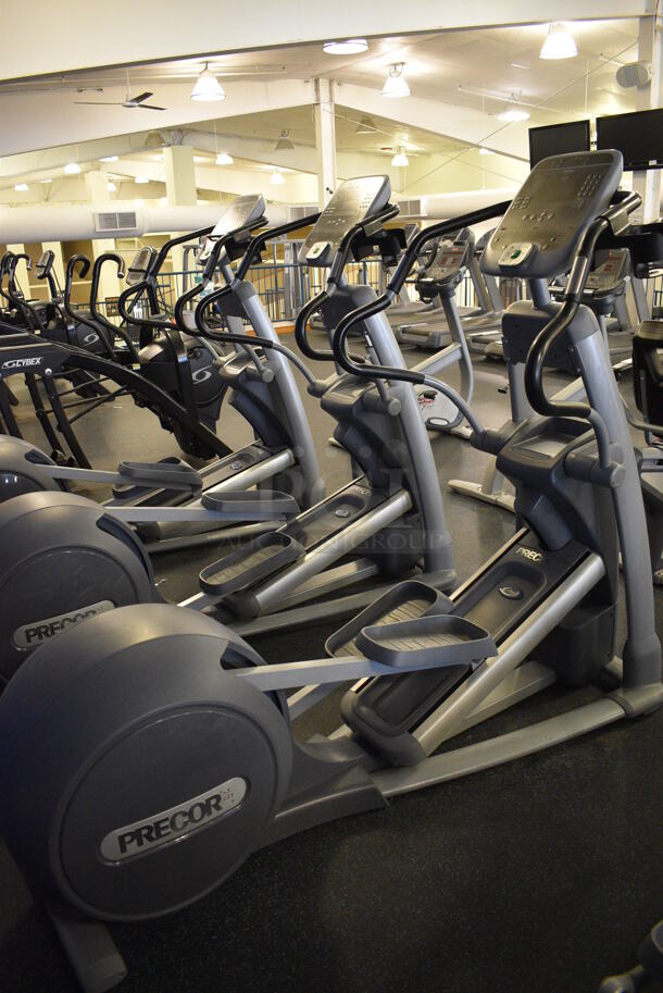 NICE! Precor Model EFX546i Experience Metal Floor Style Elliptical Cross Trainer Machine. BUYER MUST REMOVE. 31x84x66. Tested and Working! (upstairs) This Unit Will Be Moved Down To The First Floor Before Pick Up Day Begins! - Image 2 of 8