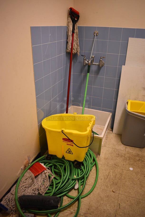 ALL ONE MONEY! Room Lot of Various Items Including Cleaner and Vacuum Cleaner! BUYER MUST REMOVE. (womens locker room) - Image 2 of 4