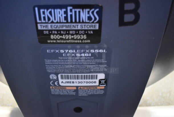 NICE! Precor Model EFX546i Experience Metal Floor Style Elliptical Cross Trainer Machine. BUYER MUST REMOVE. 31x84x66. Tested and Working! (upstairs) This Unit Will Be Moved Down To The First Floor Before Pick Up Day Begins! - Image 4 of 8