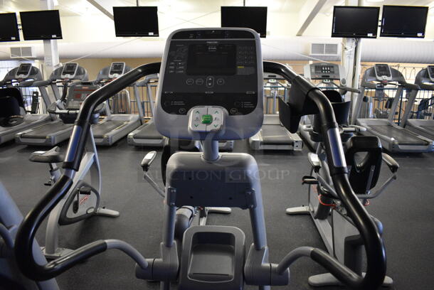 NICE! Precor Model EFX546i Experience Metal Floor Style Elliptical Cross Trainer Machine. BUYER MUST REMOVE. 31x84x66. Tested and Working! (upstairs) This Unit Will Be Moved Down To The First Floor Before Pick Up Day Begins! - Image 6 of 8