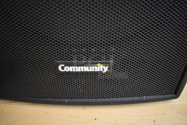 Community Model TD215S Speaker. BUYER MUST REMOVE. 17x22x34. (aerobic room) - Image 4 of 6