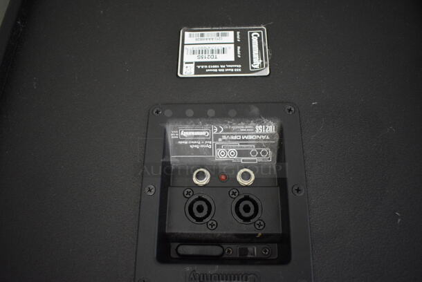 Community Model TD215S Speaker. BUYER MUST REMOVE. 17x22x34. (aerobic room) - Image 5 of 6