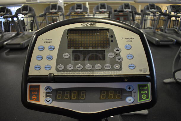 NICE! Cybex Model 630A Metal Floor Style Metal Arc Trainer Machine. BUYER MUST REMOVE. 30x78x59. Tested and Working! (upstairs) This Unit Will Be Moved Down To The First Floor Before Pick Up Day Begins! - Image 4 of 8