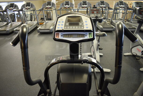 NICE! Cybex Model 630A Metal Floor Style Metal Arc Trainer Machine. BUYER MUST REMOVE. 30x78x59. Tested and Working! (upstairs) This Unit Will Be Moved Down To The First Floor Before Pick Up Day Begins! - Image 5 of 8