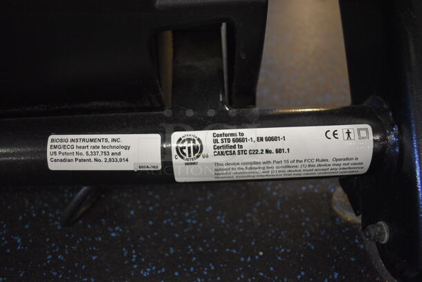 NICE! Cybex Model 630A Metal Floor Style Metal Arc Trainer Machine. BUYER MUST REMOVE. 30x78x59. Tested and Working! (upstairs) This Unit Will Be Moved Down To The First Floor Before Pick Up Day Begins! - Image 8 of 8