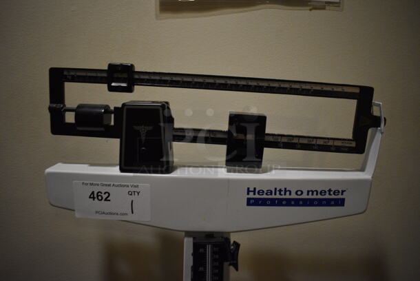 White Metal Floor Style Scale and Height Measurer. BUYER MUST REMOVE. (mens locker room) - Image 3 of 4