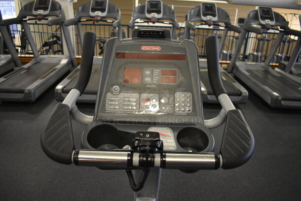 GREAT! Star Trac Pro Model 9-6330-SINTPO Metal Floor Style Upright Stationary Bicycle w/ 2 Cup Holders. BUYER MUST REMOVE. 29x44x58. Tested and Working! (upstairs) This Unit Will Be Moved Down To The First Floor Before Pick Up Day Begins! - Image 3 of 9